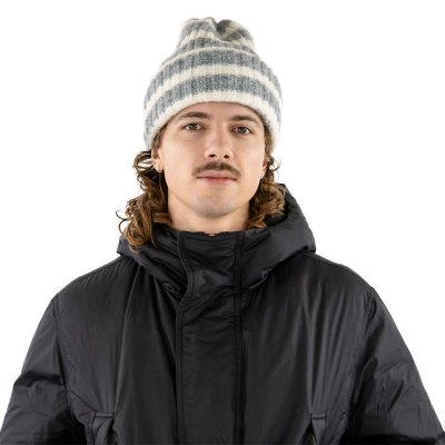 Muts - Gårda Isfjord Slouch Beanie (grijs/wit)