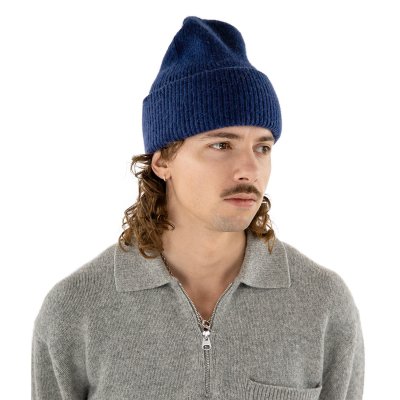 Mutsen - Gårda Angora Beanie (marineblauw)