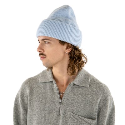 Mutsen - Gårda Angora Beanie (lichtblauw)