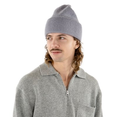 Mutsen - Gårda Angora Beanie (lichtgrijs)