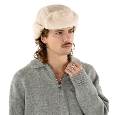 Pilotenmuts - Gårda Angora Trapper Hat (room)
