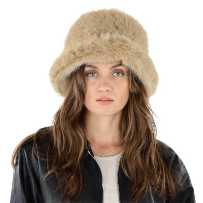 Bontmuts - Gårda Piatra Faux Fur Hat (beige)