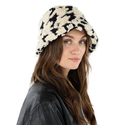 Hoeden - Gårda Visina Bucket hat (zwart/wit)