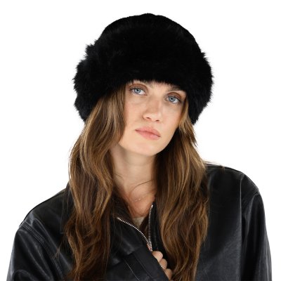 Bontmuts - Gårda Deva Faux Fur Hat (zwart)