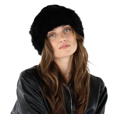 Bontmuts - Gårda Deva Faux Fur Hat (zwart)