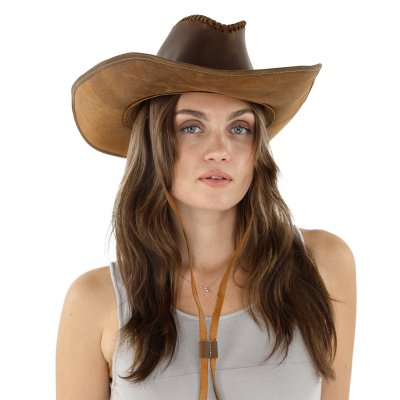 Hoeden - Gårda Grafton Leather Cowboy (bruin)