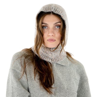 Bivakmuts - Gårda Alvdal Knitted Balaclava (grijs)