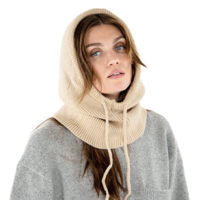 Bivakmuts - Gårda Idre Knitted Balaclava (beige)