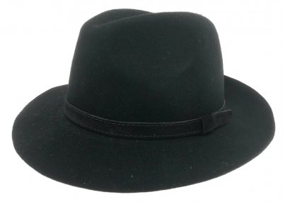 Hoeden - Gårda Tropea Fedora Wool Hat (zwart)