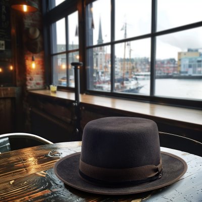 Hoeden - Gårda Aberdeen Fedora (bruin)