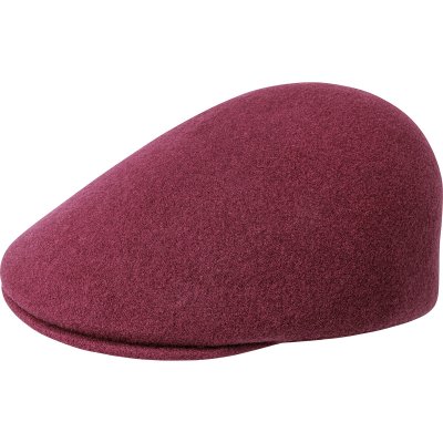 Flat cap - Kangol Seamless Wool 507 (cranberry)