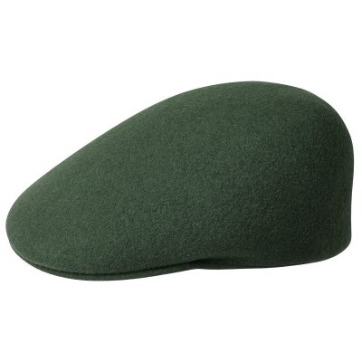 Flat cap - Kangol Seamless Wool 507 (donkergroen)