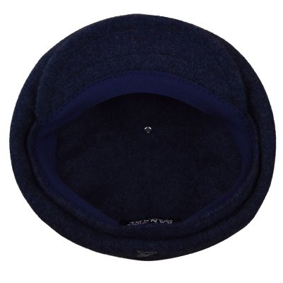 Flat cap - Kangol Wool Hawker (marineblauw)