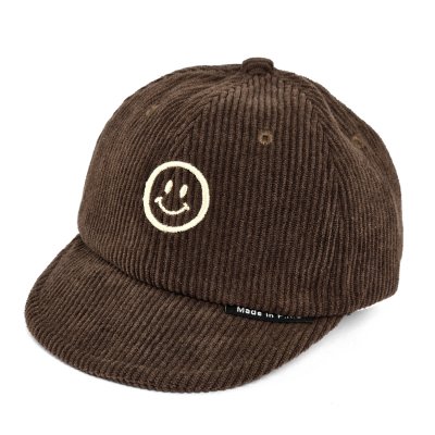 Cap Kind - Gårda Smile Corduroy Cap (bruin)