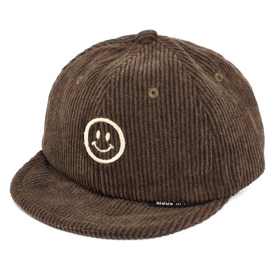 Cap Kind - Gårda Smile Corduroy Cap (bruin)