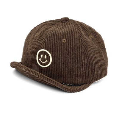 Cap Kind - Gårda Smile Corduroy Cap (bruin)