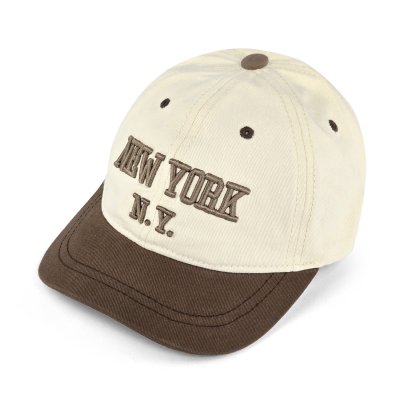 Cap Kind - Gårda New York Baseball Cap (crème/bruin)