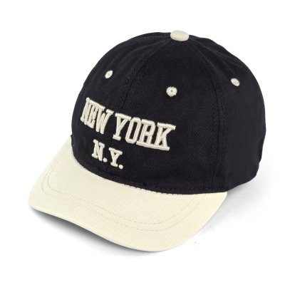 Cap Kind - Gårda New York Baseball Cap (zwart/crème)