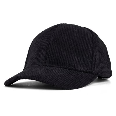 Cap Kind - Gårda Tenby Corduroy Cap (zwart)