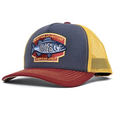 Kap - Black River Adventure Trucker (blauw/beige/rood)