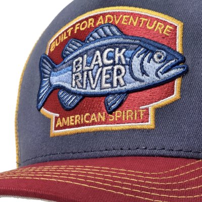 Kap - Black River Adventure Trucker (blauw/beige/rood)