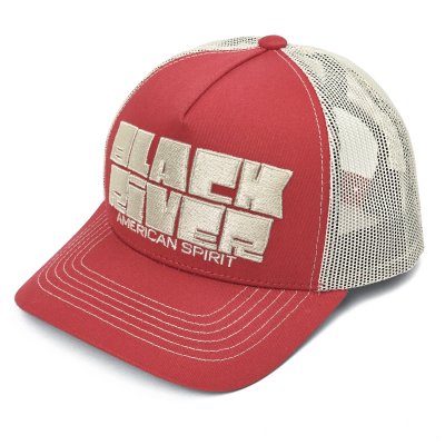 Kap - Black River Bold Logo Trucker (rood/crème)