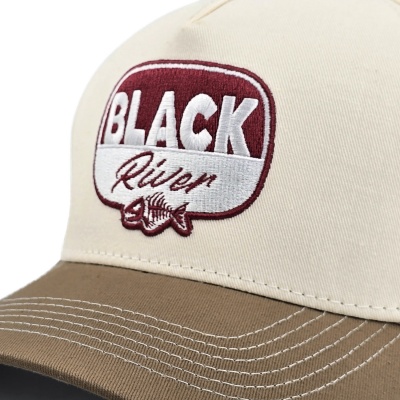 Kap - Black River Charleston Cotton Snapback (gebroken wit/khaki)