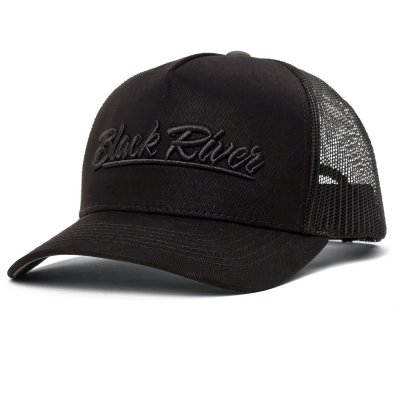 Kap - Black River Classic Trucker (zwart)