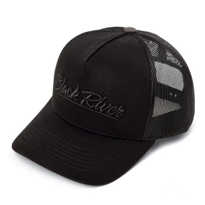 Kap - Black River Classic Trucker (zwart)