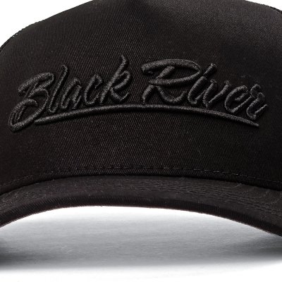 Kap - Black River Classic Trucker (zwart)
