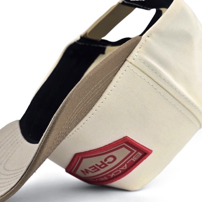 Kap - Black River Crew Cotton Snapback (gebroken wit/khaki)