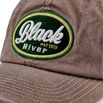Kap - Black River Eugene Washed Trucker (bruin/room)
