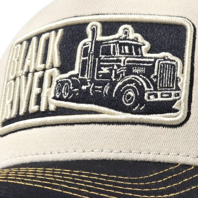 Kap - Black River Hauler Trucker (crème/beige/zwart)