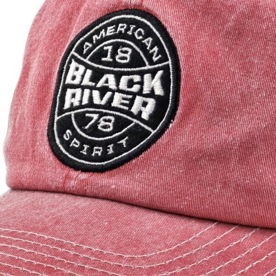 Kap - Black River Knoxville Washed Trucker (rood/crème)