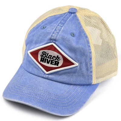 Kap - Black River Memphis Washed Trucker (lichtblauw/room)