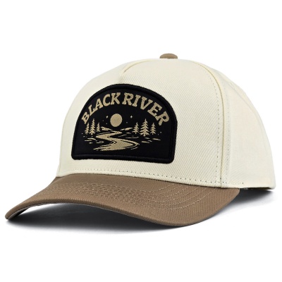 Kap - Black River Wichita Cotton Snapback (gebroken wit/khaki)