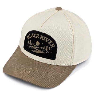 Kap - Black River Wichita Cotton Snapback (gebroken wit/khaki)