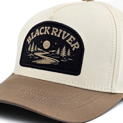 Kap - Black River Wichita Cotton Snapback (gebroken wit/khaki)