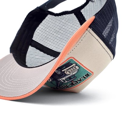 Kap - Black River Tow Trucker (crème/blauw/oranje)