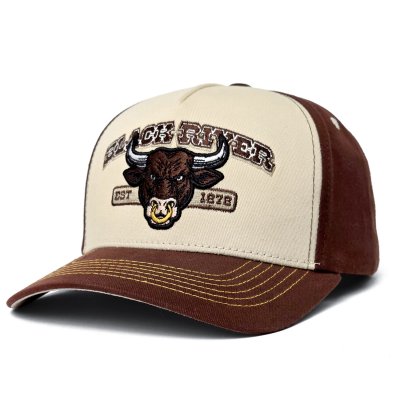 Kap - Black River Cow Trucker (crème/bruin)