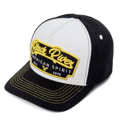 Kap - Black River Black Yellow Trucker (zwart/wit/geel)