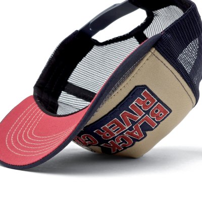 Kap - Black River Heritage Trucker (beige/marineblauw)