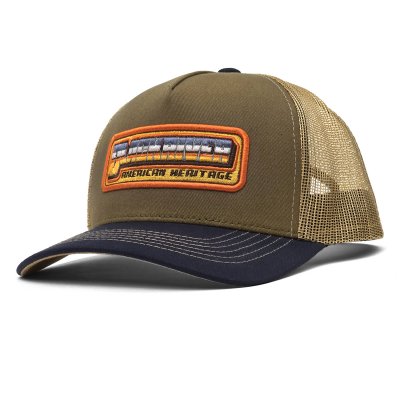 Kap - Black River Transit Trucker (groen/beige/marineblauw)