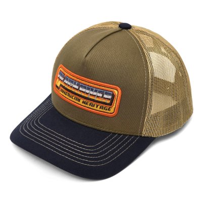 Kap - Black River Transit Trucker (groen/beige/marineblauw)