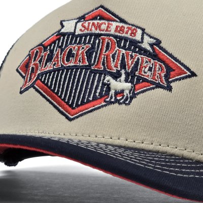 Kap - Black River Legacy Trucker (crème/marineblauw)
