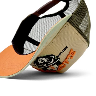 Kap - Black River Racoon Trucker (beige/groen)