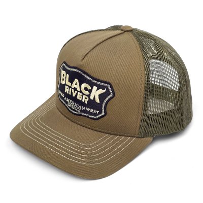 Kap - Black River Wild West Trucker (groen/crème)