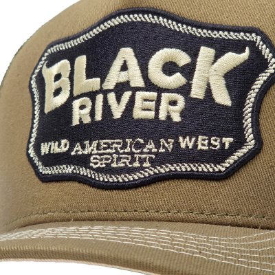 Kap - Black River Wild West Trucker (groen/crème)