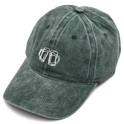Kap - Gårda Beer Cheer Washed Cap (legergroen)