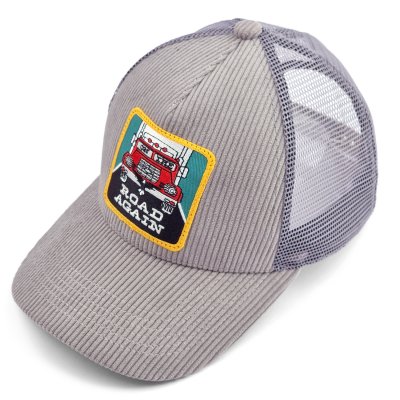Kap - Gårda Corduroy Trucker Road Again (grijs)